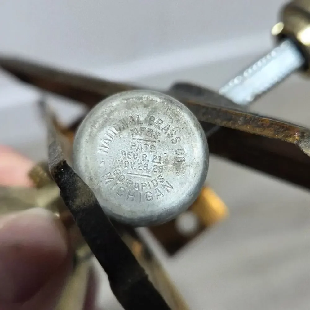 National Brass Company Glass Knob Plates Latch Sets 2
